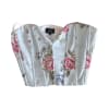 Dainty Floral Corset Top