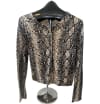 Snakeskin Print Cardigan