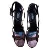 Metallic Strappy Heels