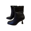 Stretch Leather Boots