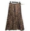 Leopard Pleated Skirt