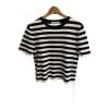 Striped Knit Top and Skirt Set