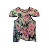 Floral Cut-out Top