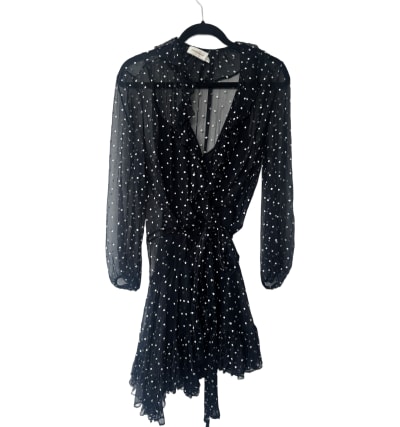 Polka Dot Wrap Dress
