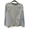Striped Long Tie Sleeve Shirt