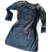 Girls Pearl Velvet Dress