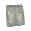 Distressed Denim Skirt