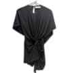 Black Twist Front Top