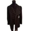 Ruffle Wool Blend Coat
