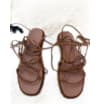 Suede Lace Up Sandals