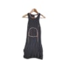 Piped Sleeveless Dress