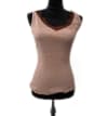 Ribbed Lace Tank Top