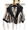 Striped Tie Front Top