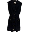 Sleeveless Belted Vest Dress