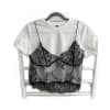 Lace Overlay T-shirt