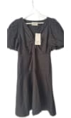 Twist Front Linen Dress