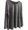 Metallic Pleated Top