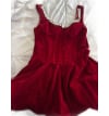 Velvet Rhinestone Dress