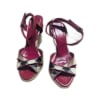 Check Espadrille Wedges