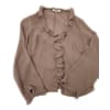 Ruffle Front Blouse