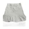 Ruffle Denim Skirt