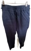 Linen Drop Crotch Pant