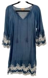 Embroided Tencel Dress