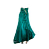Pure Silk Turquoise Stunning Beaded Dress