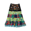 Skirt With Embroidered Waistband