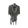 Metallic Pleated Top