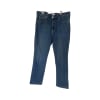 High Rise, Straight Leg Blue Jeans