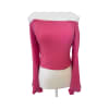 Strapless Long Sleeve Top