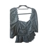 Black Ruched Top