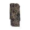 Animal Print Pleated