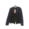 Tweed Blazer With Chain Detailing