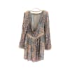 Low back long sleeve mini dress