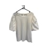 White Balloon Sleeve T-shirt