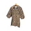 Zebra Print Shirt Dress