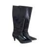 Knee High Pointed Toe Heeled Boots