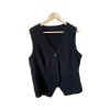 Vest With Front Button And Pockets