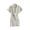 White Mini Terry Dress