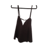 Blues Open Back Ruffle Top