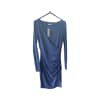 Navy Ruched Dress