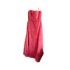 Strapless layered gown