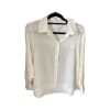 Silk Off White Shirt