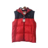 Red And Denim Puffer Vest