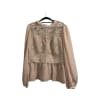Lace Peplum Top
