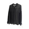 Sheer Hail Spot Pattern Blouse