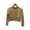 Cropped Wool Cardigan