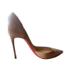 Nude Patent Pumps